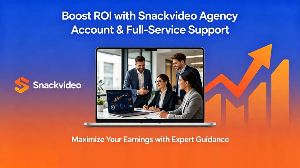 KoinWave support for Snackvideo agency account ROI growth
